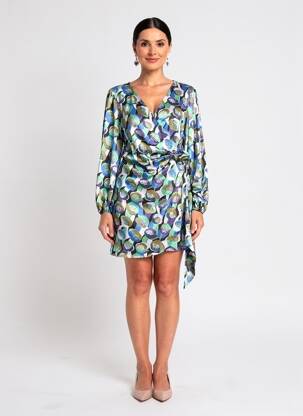 Rochie scurtă albastru OGL femeie