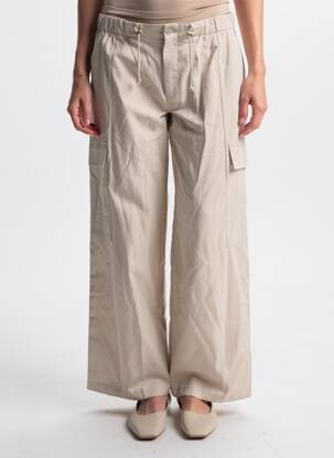 Pantalon cargo mărime normală mărime normală bej ONLY femeie