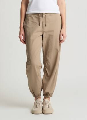 Pantalon larg talie joasă maro ONLY femeie