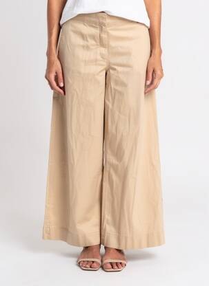 Pantalon larg bej LE FABULEUX MARCEL DE BRUXELLES femeie