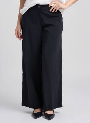 Pantalon larg talie înaltă talie înaltă negru JACQUELINE DE YONG femeie