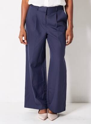 Pantalon larg mărime normală mărime normală albastru VERO MODA femeie