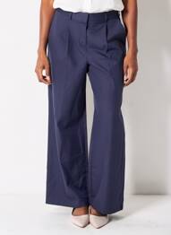 Pantalon larg mărime normală mărime normală albastru VERO MODA femme