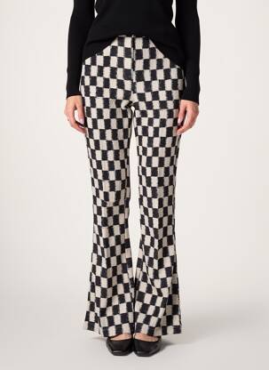 Pantalon evazat alb DAISY STREET femeie