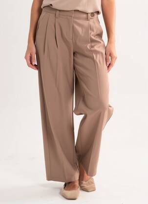 Pantalon drept bej ONLY femeie