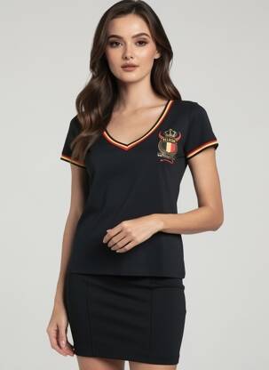 Tricou negru ZEB STYLE LAB  femeie