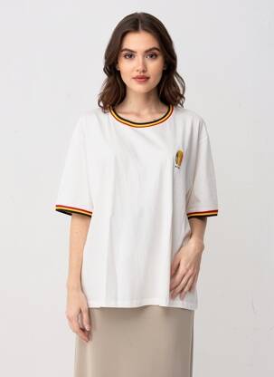 Tricou alb ZEB STYLE LAB  femeie