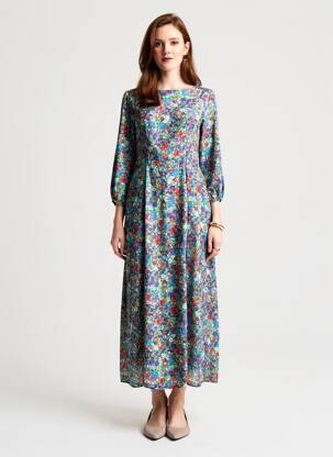 Rochie lungă verde ONLY femeie
