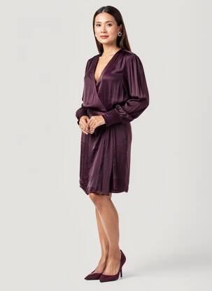 Rochie midi violet MORGAN femeie
