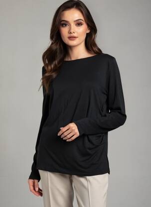 Tricou negru MANGO femeie