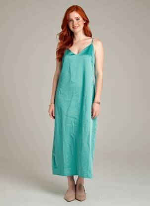 Rochie scurtă verde VILA femeie