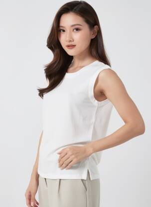 Tricou alb MANGO femeie