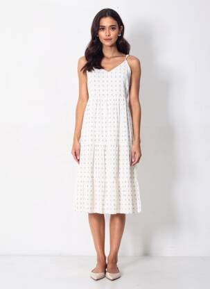 Rochie scurtă fără mâneci fără mâneci alb VILA femeie