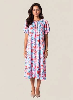 Rochie scurtă mâneci scurte mâneci scurte roz VERO MODA femeie