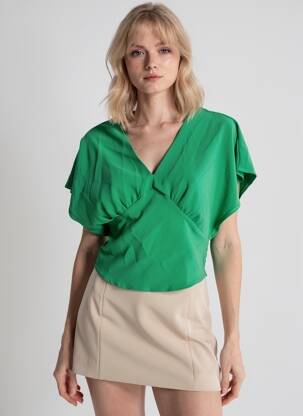 Top verde ASTRID BLACK LABEL femeie
