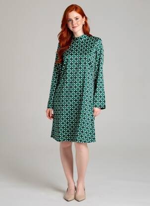 Rochie midi verde MANGO femeie
