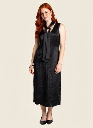 Rochie scurtă negru ASTRID BLACK LABEL femeie