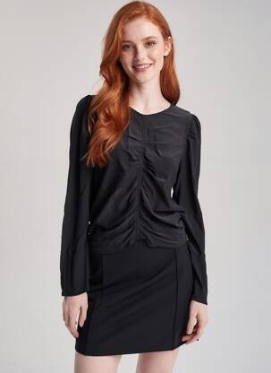 Bluză negru ASTRID BLACK LABEL femeie