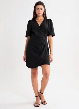 Rochie scurtă negru VILA femeie