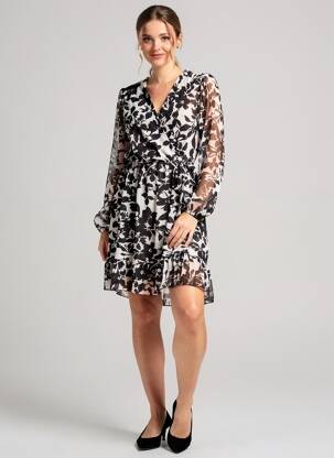 Rochie midi alb HAILYS femeie