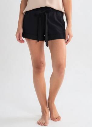Șort negru HAILYS femeie