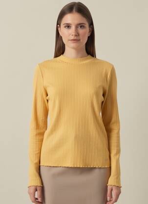 Tricou galben TOM TAILOR femeie
