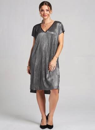 Rochie scurtă guler în v negru VERO MODA femeie
