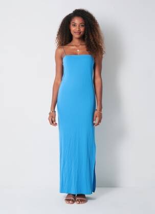 Rochie lungă albastru ONLY femeie