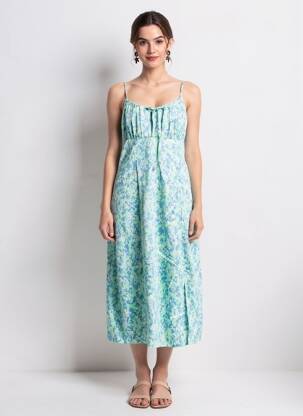 Rochie scurtă verde JACQUELINE DE YONG femeie