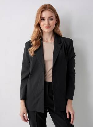 Sacou negru DAISY STREET femeie