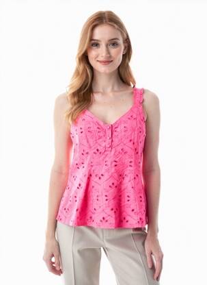 Bluză fără mâneci roz VERO MODA femeie