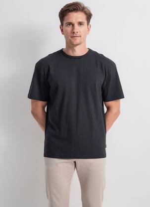 Tricou negru JACK & JONES bărbat