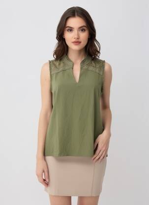 Maiou verde NAF NAF femeie
