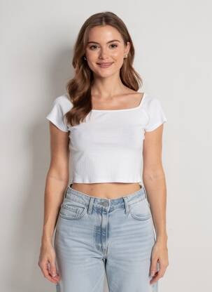 Tricou alb TALLY WEIJL femeie
