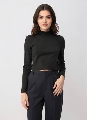 Tricou negru TALLY WEIJL femeie