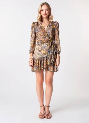 Rochie midi maro MORGAN femme