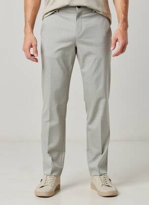 Pantalon drept gri PLAIN bărbat