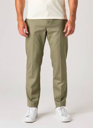 Pantalon drept verde PLAIN bărbat