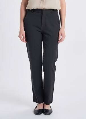 Pantalon drept croială dreaptă negru JACQUELINE DE YONG femeie