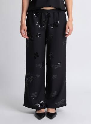 Pantalon larg negru ONLY femeie