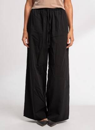Pantalon larg negru SUBDUED femeie