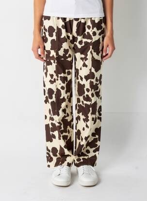 Pantalon drept maro ASTRID BLACK LABEL femeie