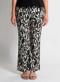 Pantalon drept negru MORGAN femme
