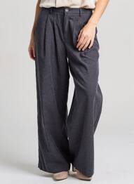 Pantalon larg albastru LE FABULEUX MARCEL DE BRUXELLES femme