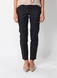 Pantalon slim negru PIECES femme