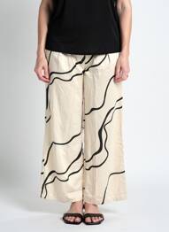 Pantalon larg bej VERO MODA femme