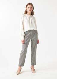 Pantalon drept croială dreaptă negru VERO MODA femeie