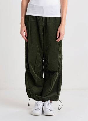 Pantalon larg mărime normală mărime normală verde ONLY femeie