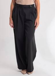 Pantalon drept mărime normală mărime normală negru ONLY femme