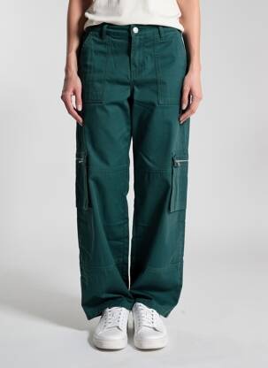 Pantalon cargo verde ONLY femeie
